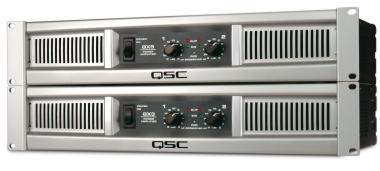 GX3 and GX 5 power amplifiers by QSC