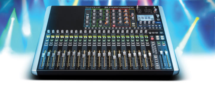 Soundcraft Si Performer 2 digital audio console with integrated DMX control