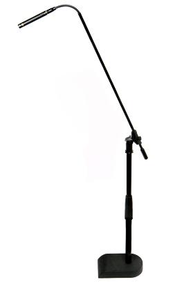 Audix 24 inch MicroBoom mounted on standard microphone stand 