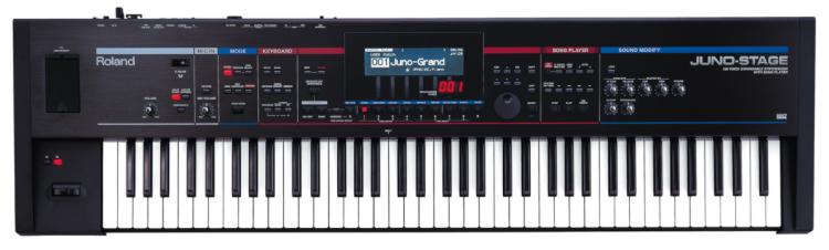 Roland Juno-Stage synthesizer for live performance