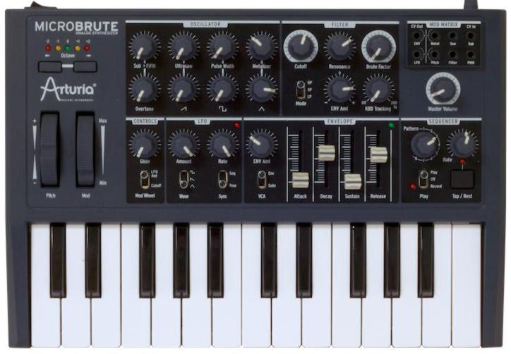 Arturia analogue synthesizer MicroBrute