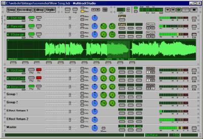 Screenshot of Multitrack Studio