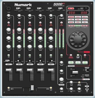 Numark 5000FX 5-Kanal DJ-Mixer