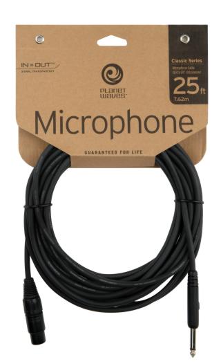 Planet Waves unbalanced microphone cable XLR-jack
