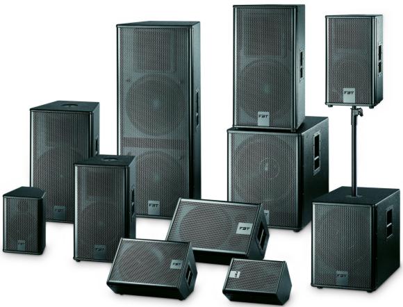 Verve family of active speaker systems by FBT