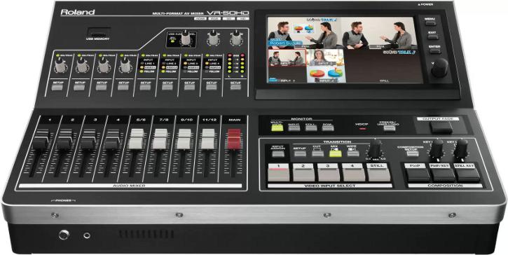 Roland Systems Group RSG introduces VR-50HD multi-format AV Mixer at InfoComm 2013