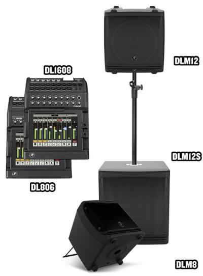 Components of Mackie DL/DLM system