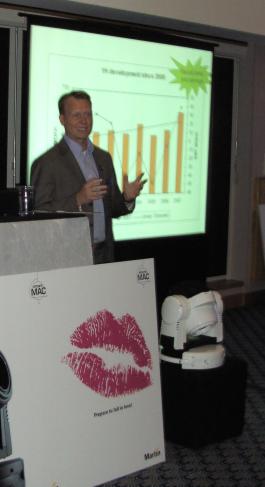 At PLASA 07 Christian Engsted presented considerable growth of Martin since 2000