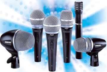 Shure Performance Gear Microphones 