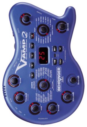 Behringer V-Amp2 virtual guitar preamp