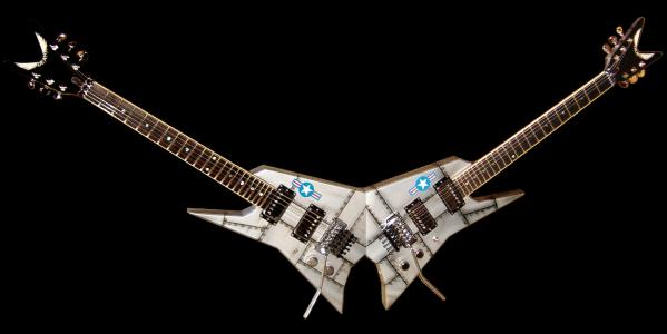 Michael Angelo Batio's  Mach VII Jet Double Guitar