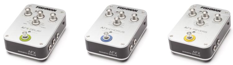 AFX family of acoustic effects pedals