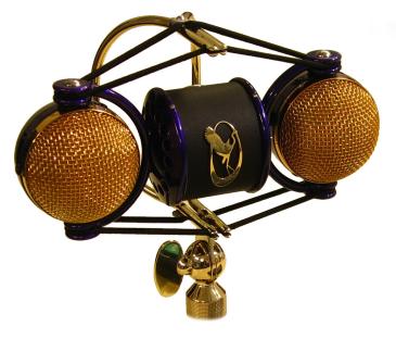 The Stereo Flamingo microphone by Violet Design
