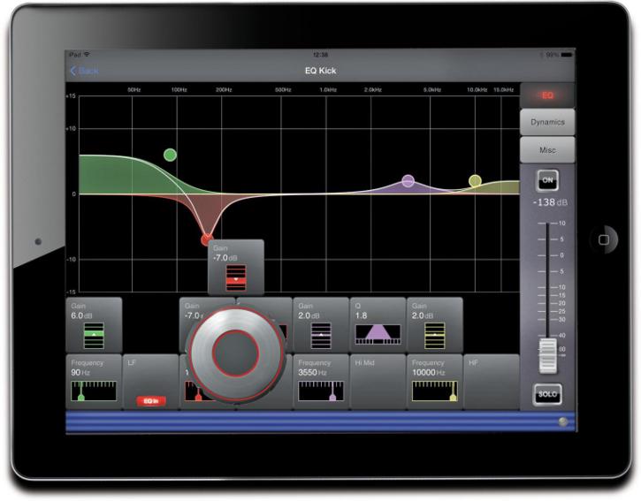 Soundcraft ViSi Remote App für iPad Version 2.0