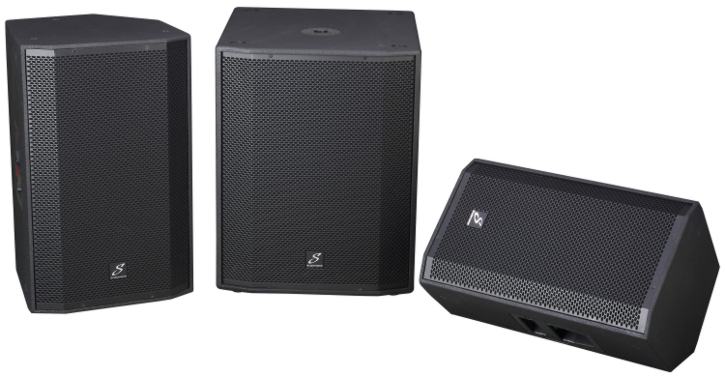 Studiomaster Venture series of active and passive speakers